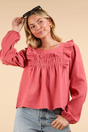 "Suede for my Sweetheart" (Mauve) Top