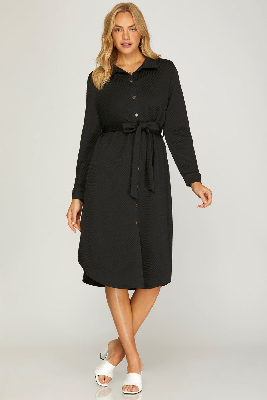 "Fall Line" (black) dress