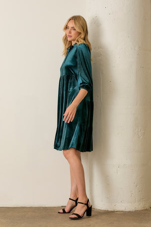 "Holiday Dinner" (Teal) Dress