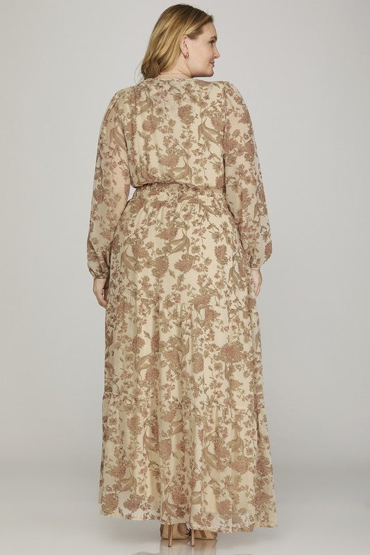 "Autumn in Amsterdam" (Cream) Dress