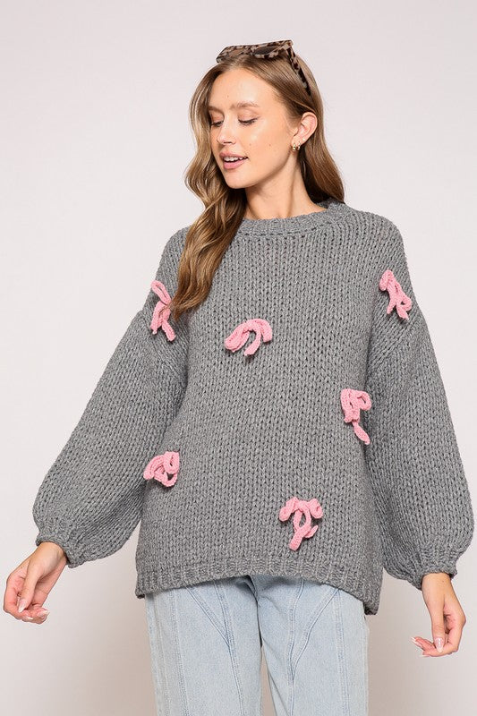 "Soft & Sweet" Bow Sweater