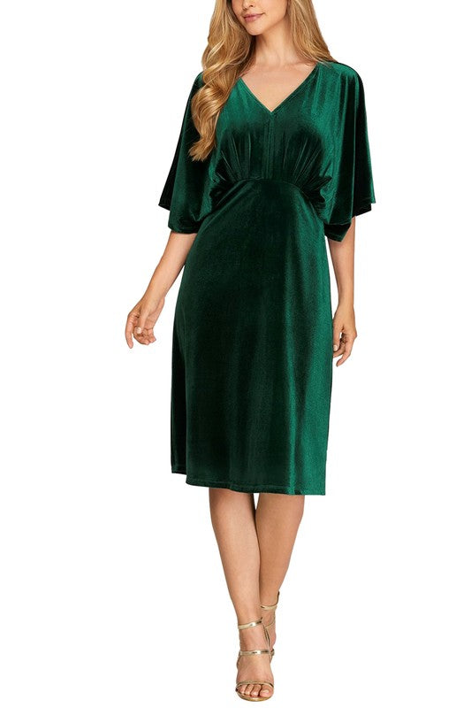 "Festive Feelings" (Green) Dress