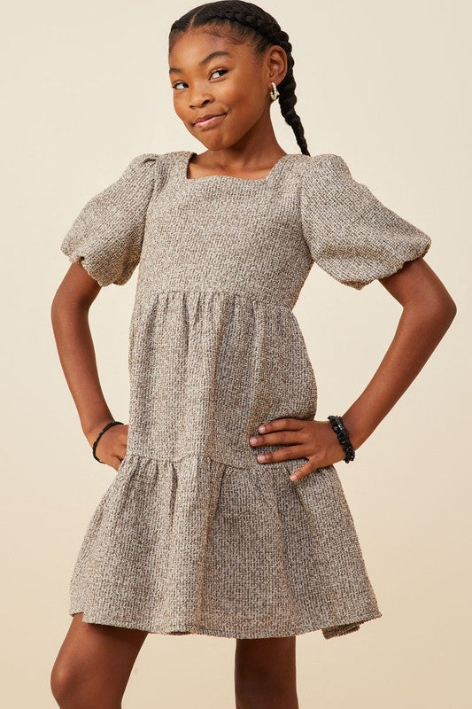 "Twirling in Tweed" Little Girls Dress