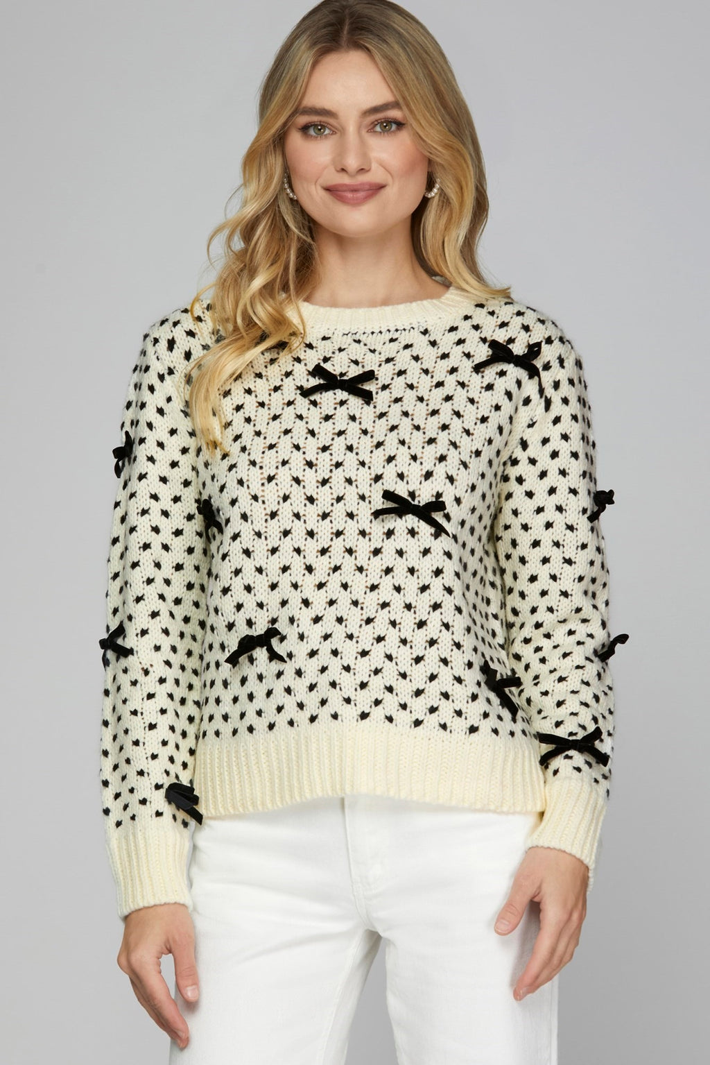 "Bows for the Holidays" Sweater