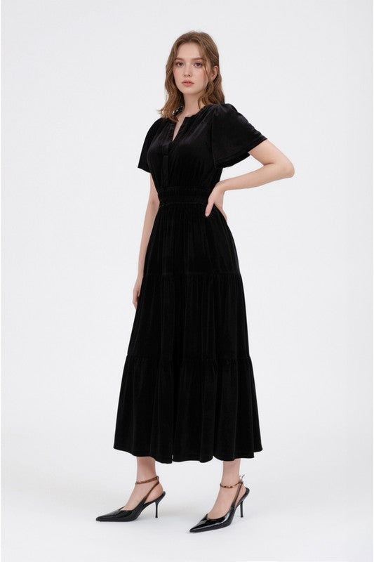 "Stunning Elegance" (Black) Dress