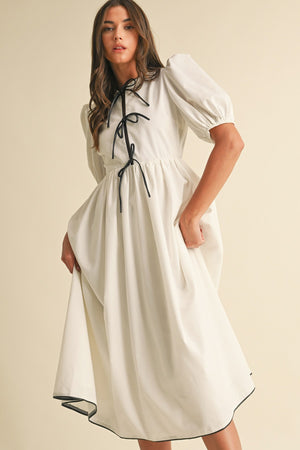 "I Do" Linen Dress