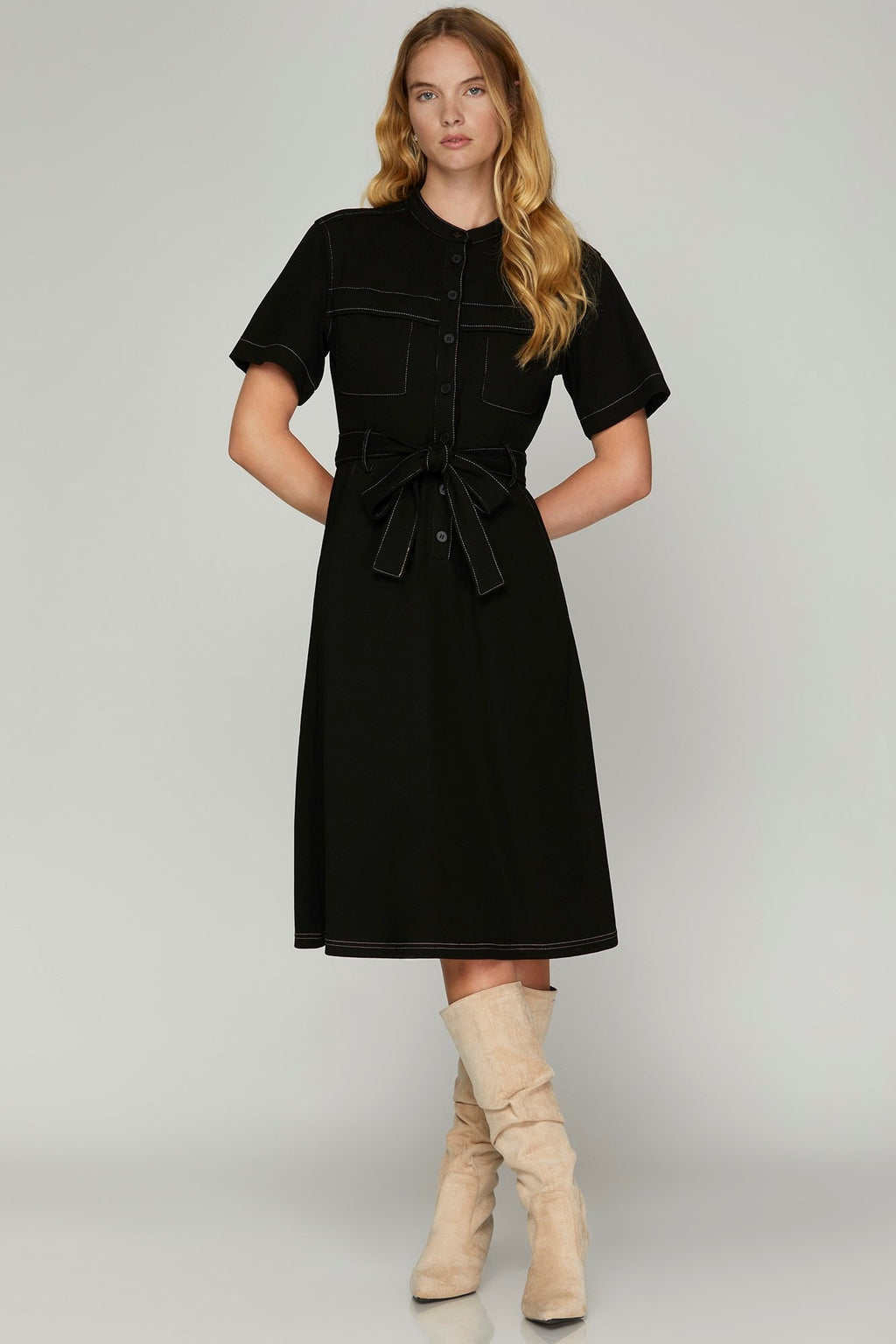 "Midnight Stitch"dress