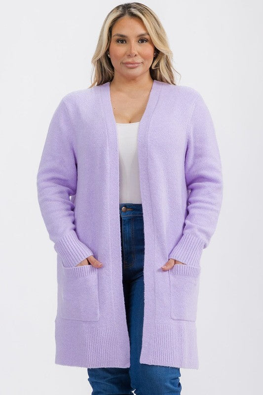 “In Love with Lilac” plus cardigan