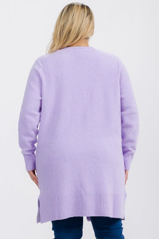 “In Love with Lilac” plus cardigan