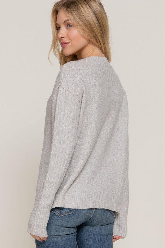 "Grey Skies" Sweater