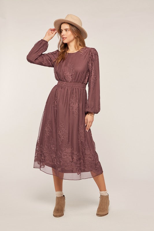 “Plum Pretty” dress