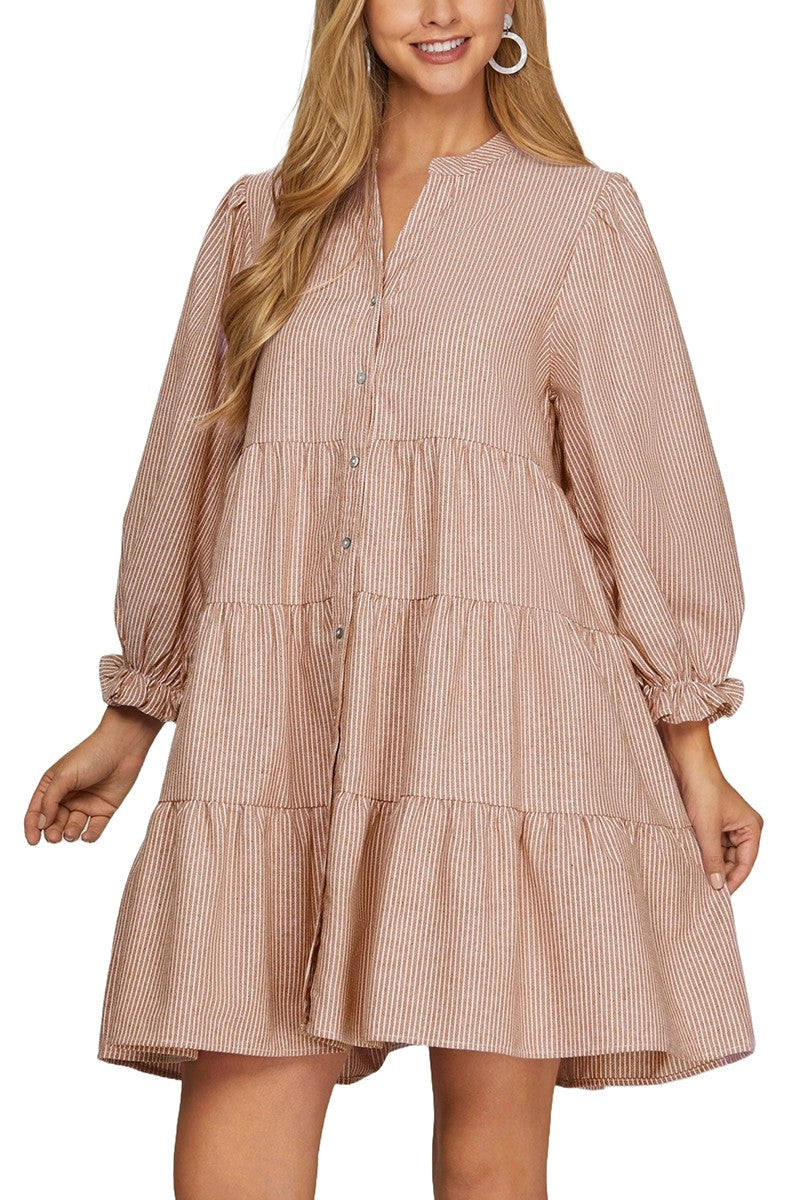 "Blushing Candy Cane" dress