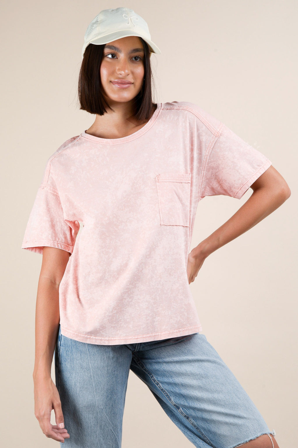 "Just too Comfy" (Peach) Top