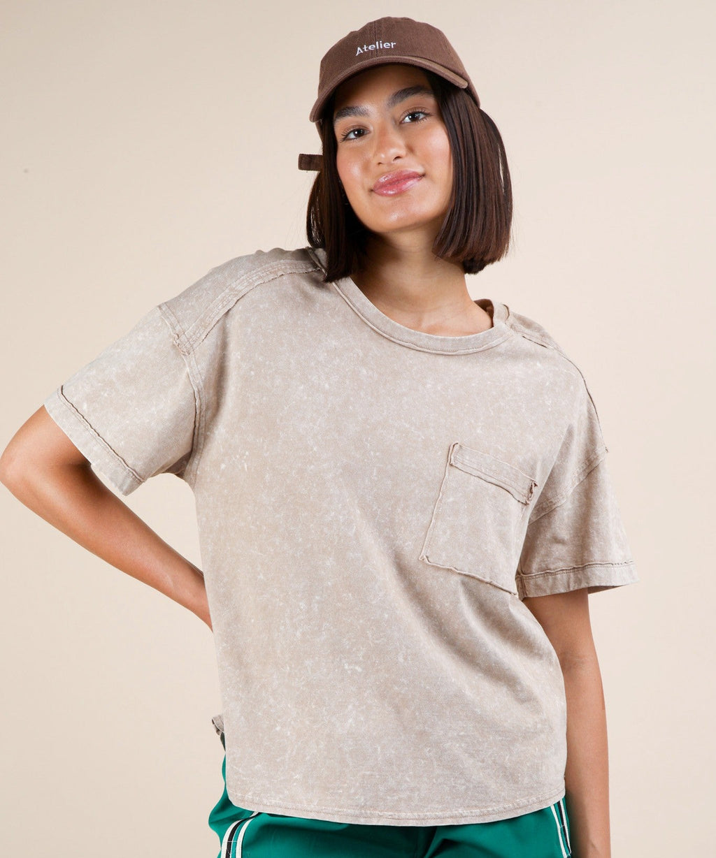 "Just too Comfy" (Taupe) Top