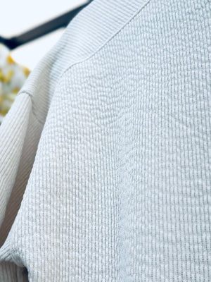 "Soft Knit Essential"(cream) top