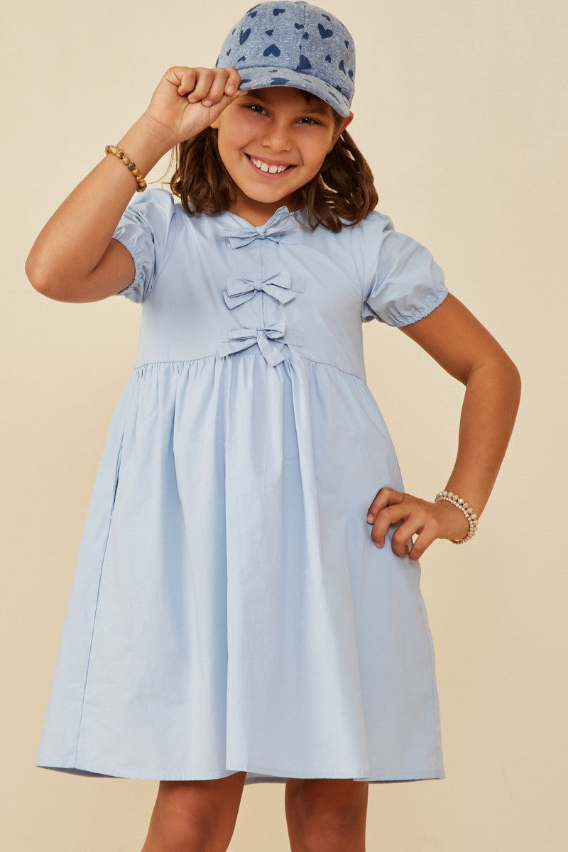 "Beautiful in Bows" Girls Dress