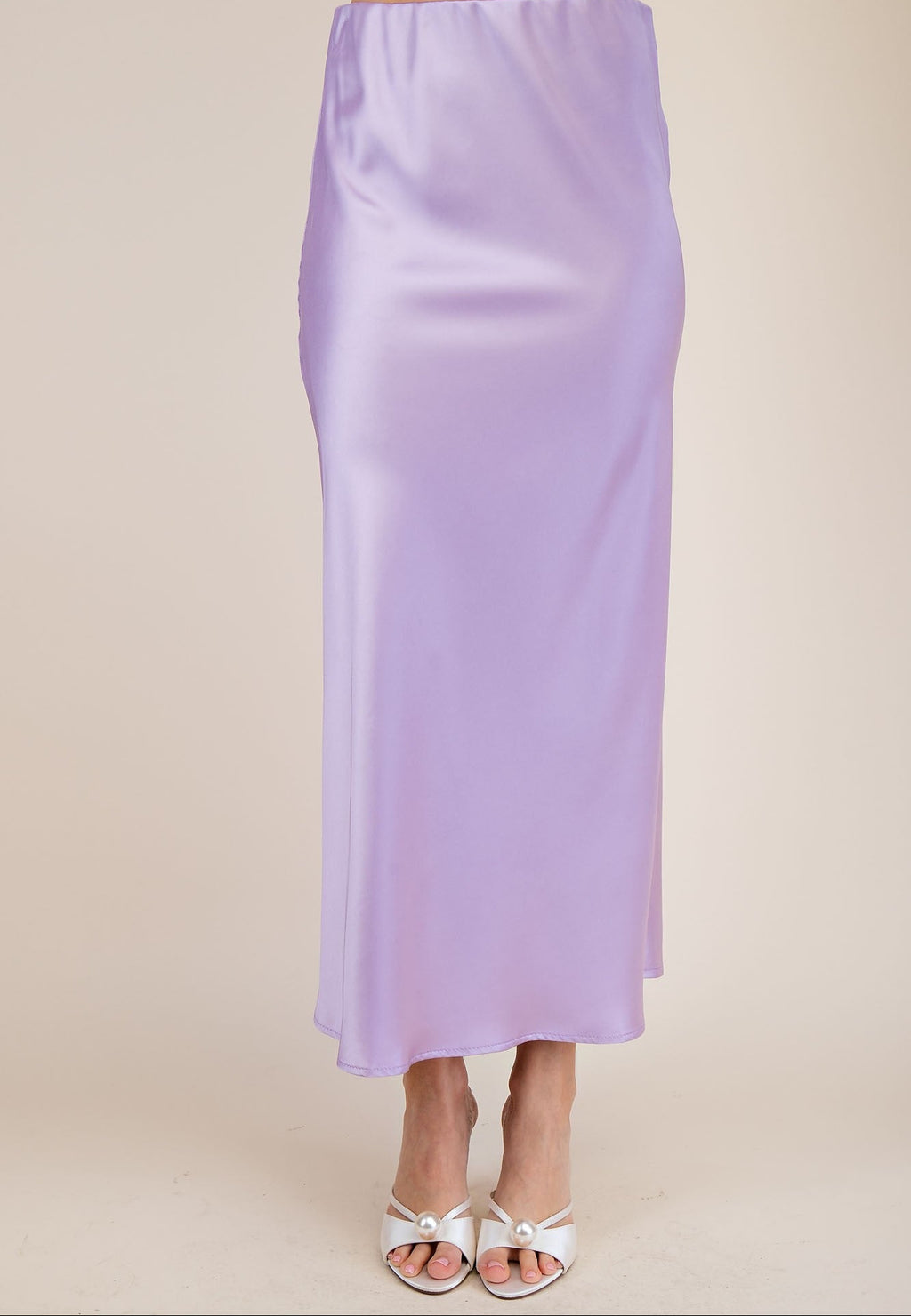 "Oh So Elegant" (Lavender) Slip Skirt