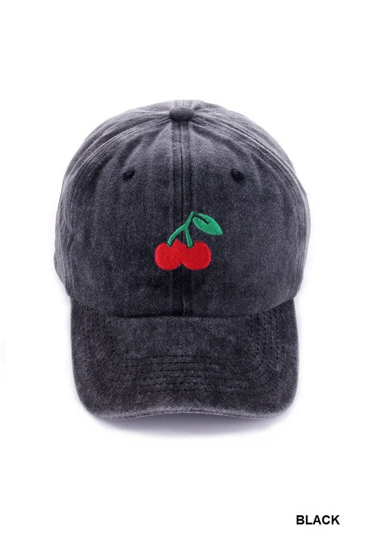 Cherry Pop (black) Cap