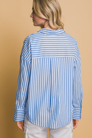 "Ocean Ready" (blue) top