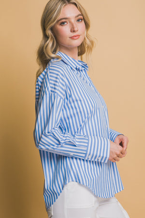 "Ocean Ready" (blue) top