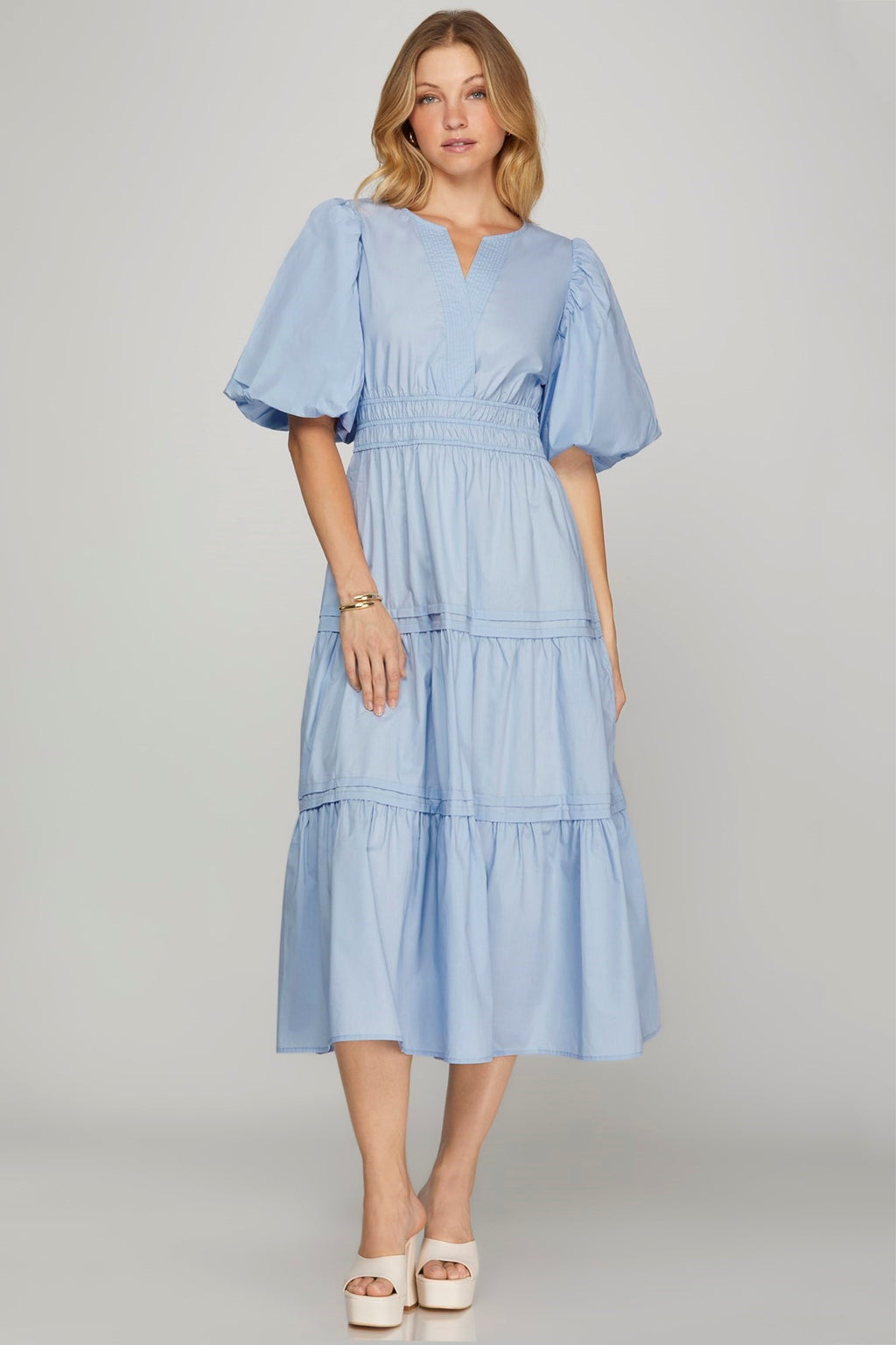 "Oh Darling its Spring" (Sky Blue) Dress