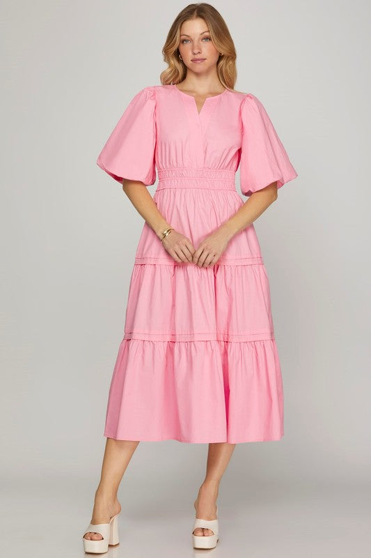 "Oh Darling its Spring" (Candy Pink) Dress