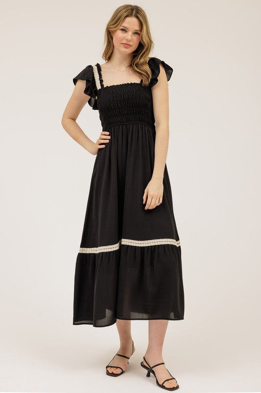 "Heirloom Darling" (black) jumper dress