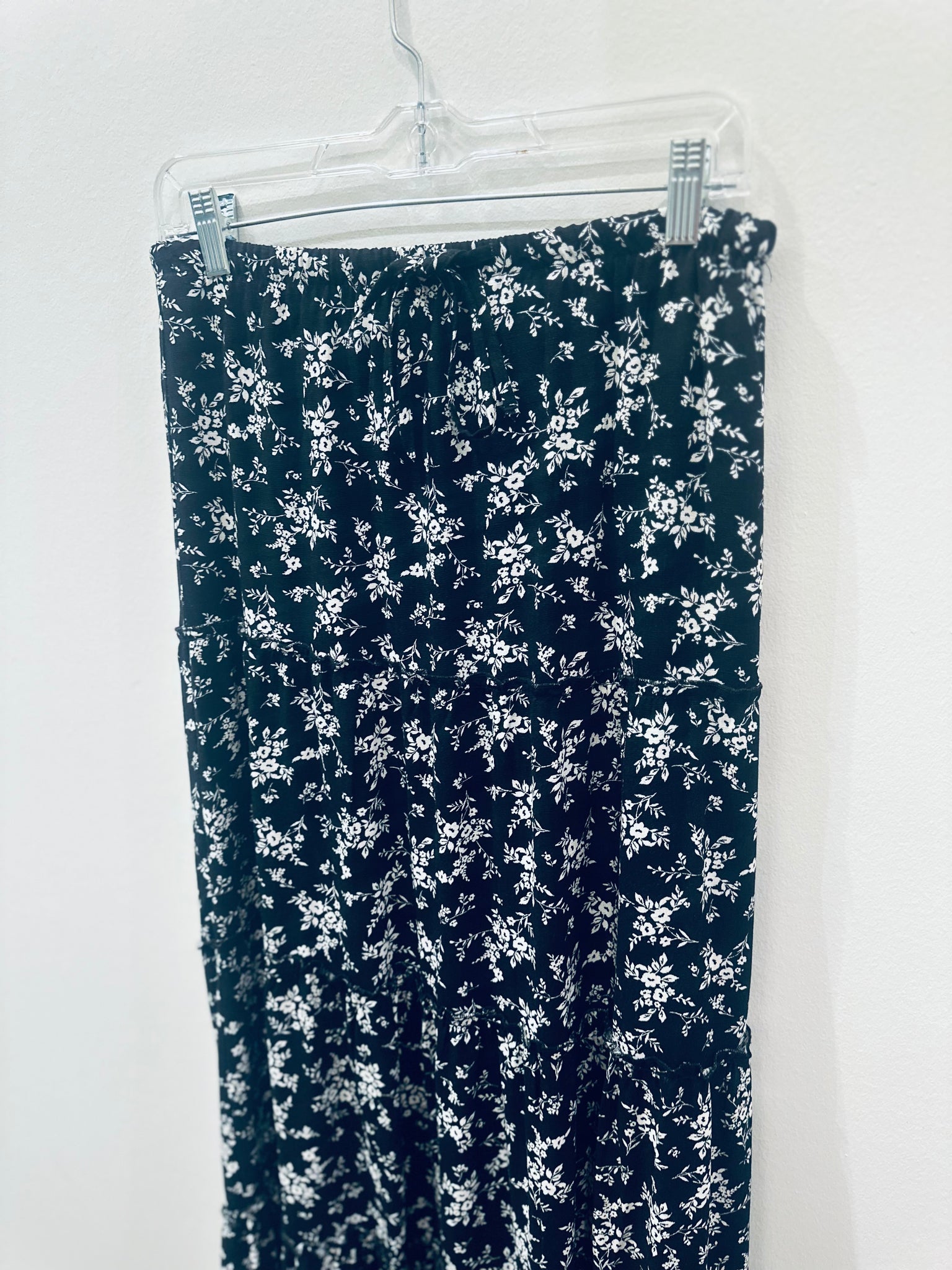 "Garden Whirl" (black) skirt