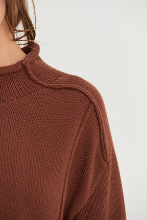 "On Trend" (Chestnut) Sweater