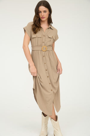 "Café Coastline"(mocha) dress