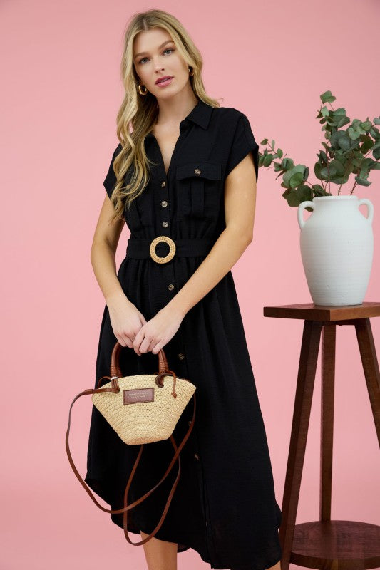 "Café Coastline"(Black) dress