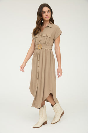 "Café Coastline"(mocha) dress