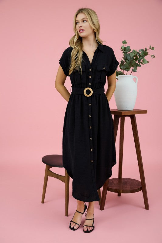 "Café Coastline"(Black) dress