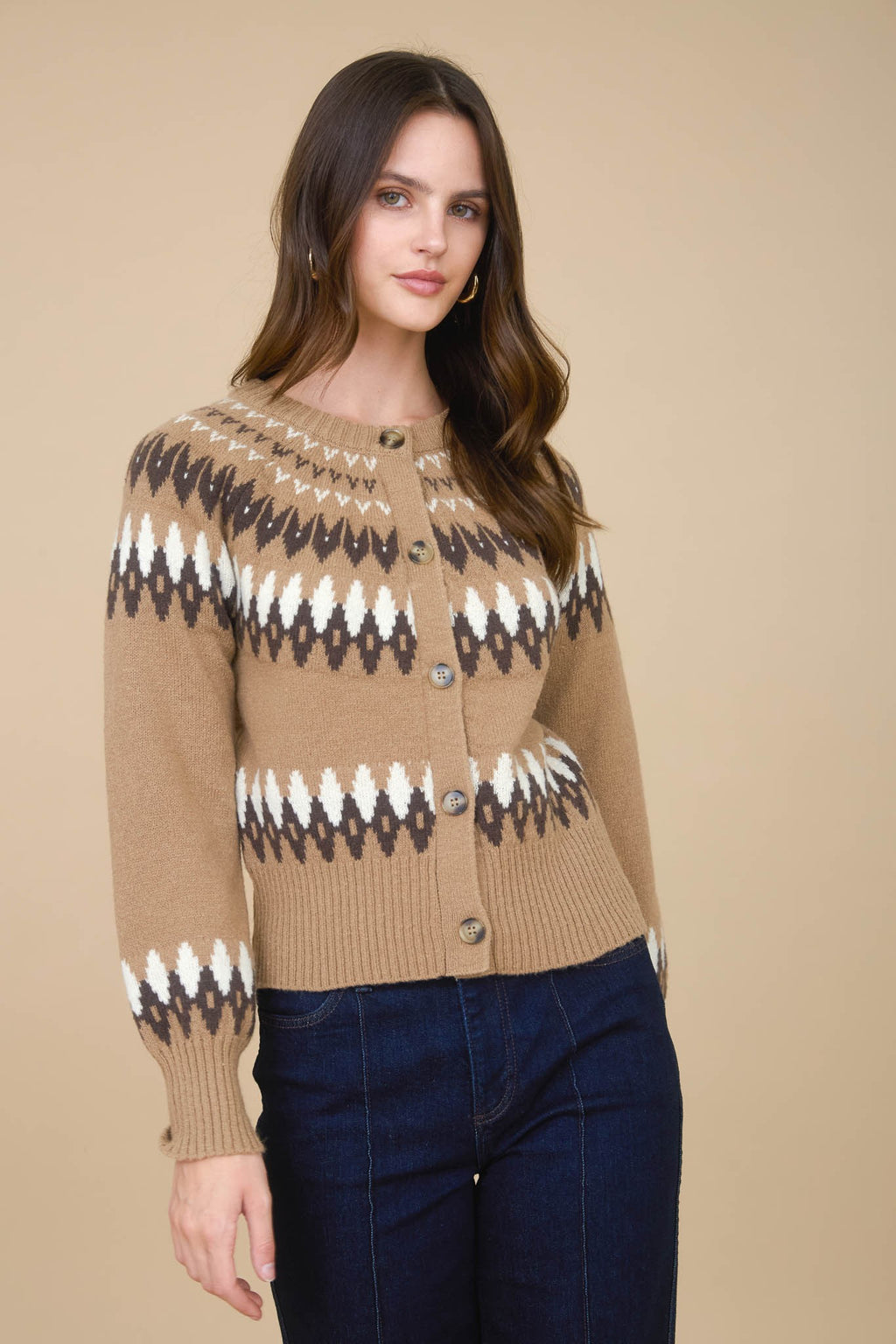"Alpine Glow" cardigan