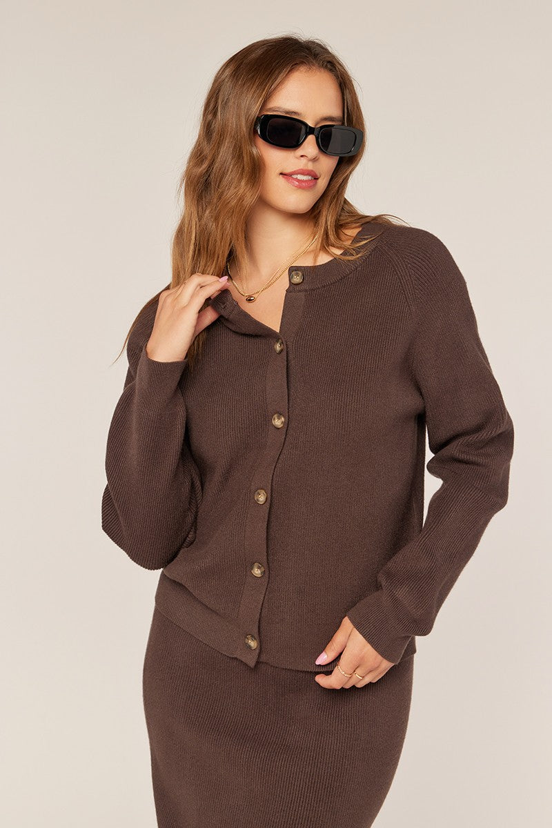 "Midnight Mocha" sweater