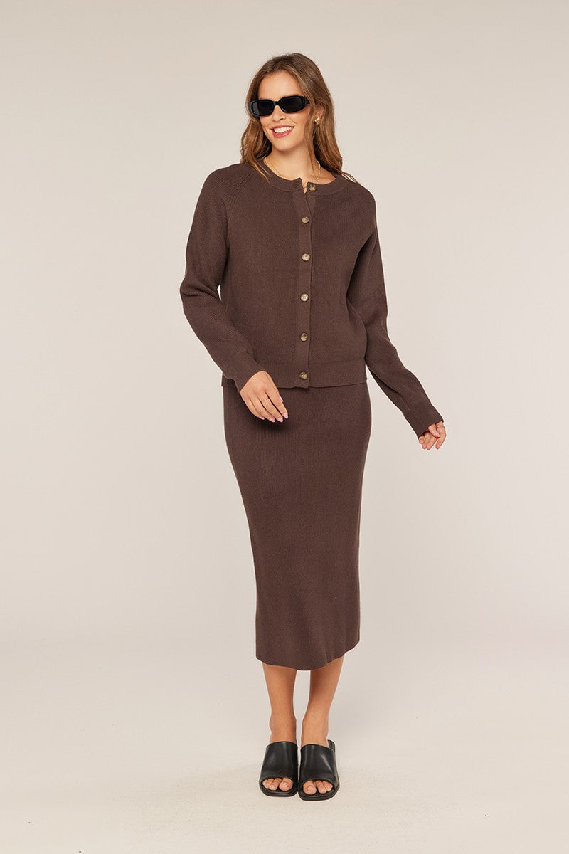 "Midnight Mocha" sweater