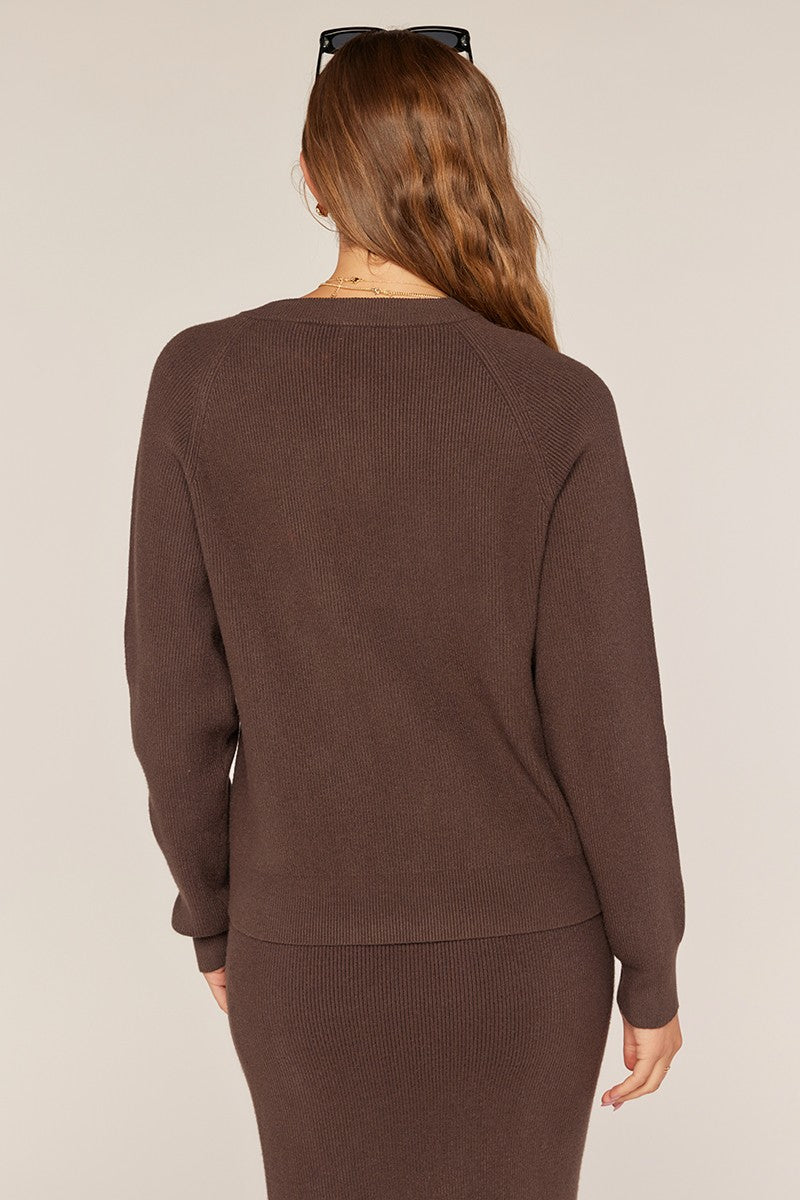 "Midnight Mocha" sweater
