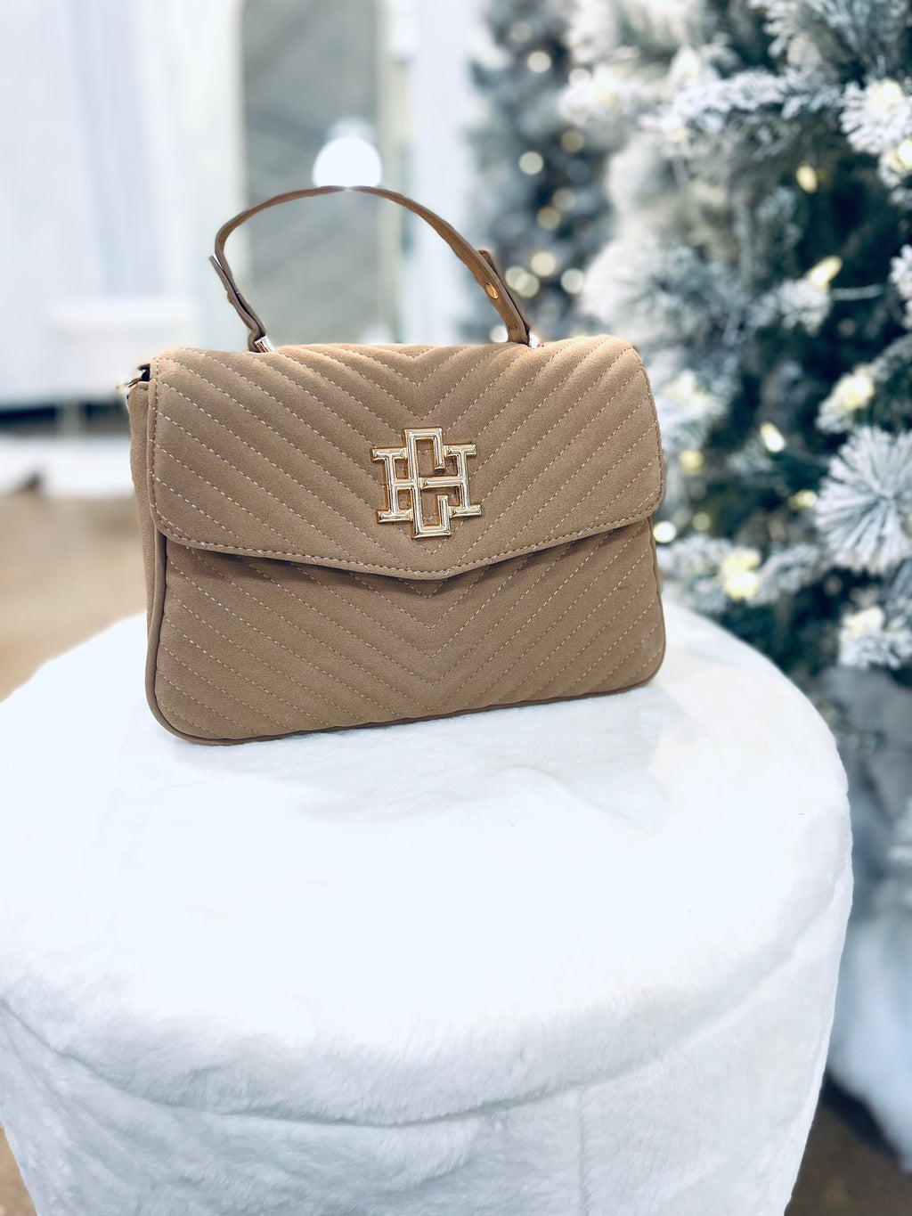 "Sinclair" (latte) Caroline Hill Purse