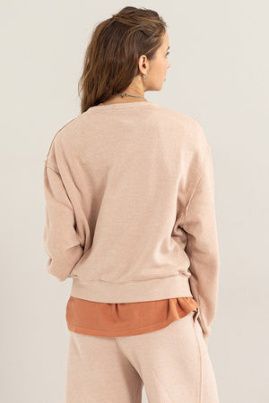 "Partner In Crime" (tan)sweatshirt