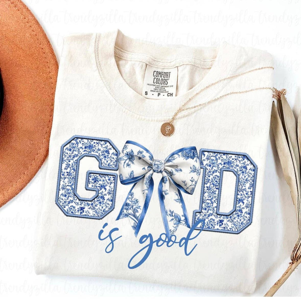 God Is Good Coquette Short Sleeve Shirt