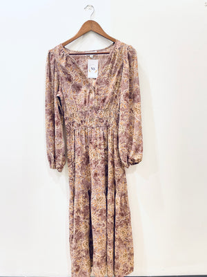"Maplewood Romance" (mocha) dress