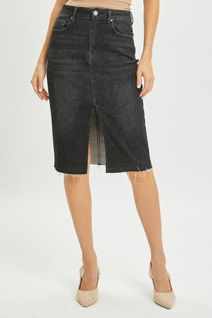 "High Rise" (black) Risen skirt