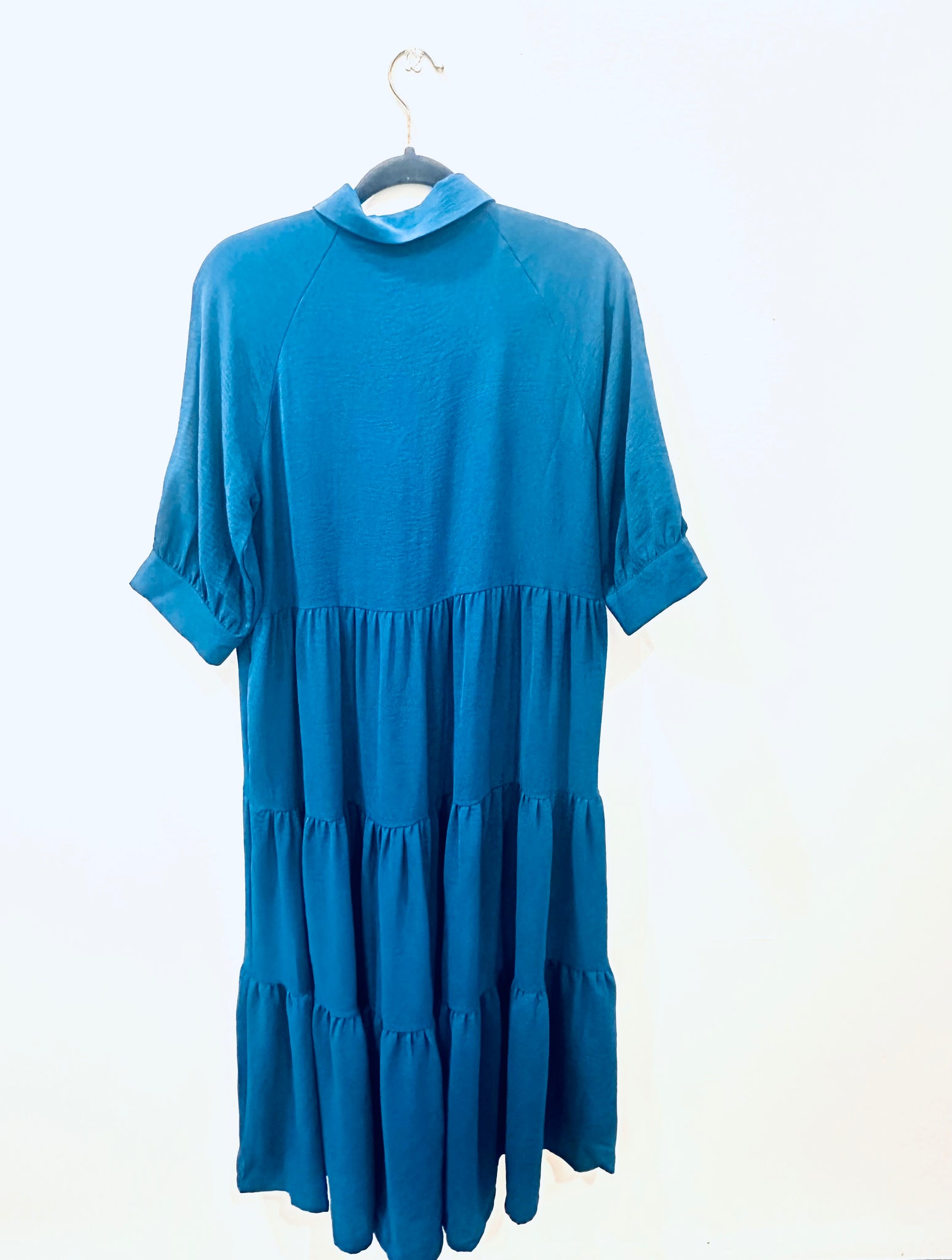“Fall Come Quickly” (teal) reg & plus dress