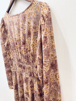 "Maplewood Romance" (mocha) dress