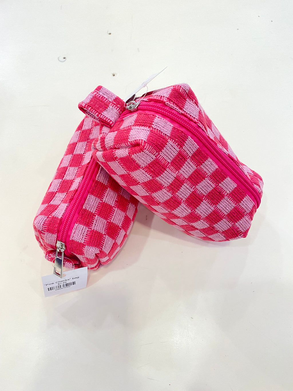 "Pink Checks" bag