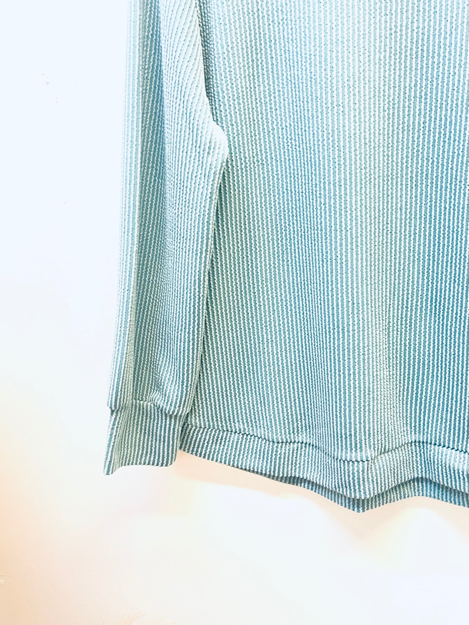 "Cozy Curve Appeal" (jade) top