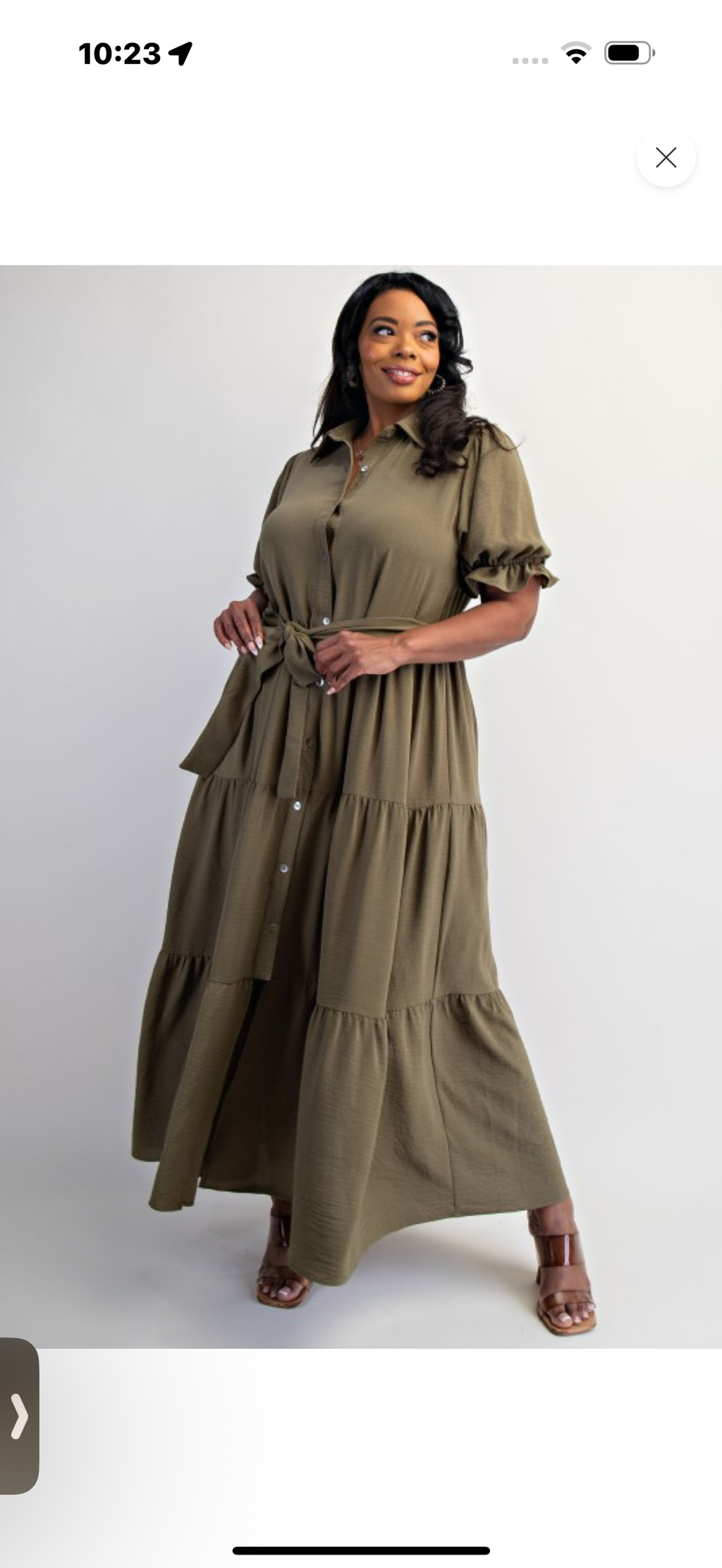 “Glow Differently” (Olive)plus dress