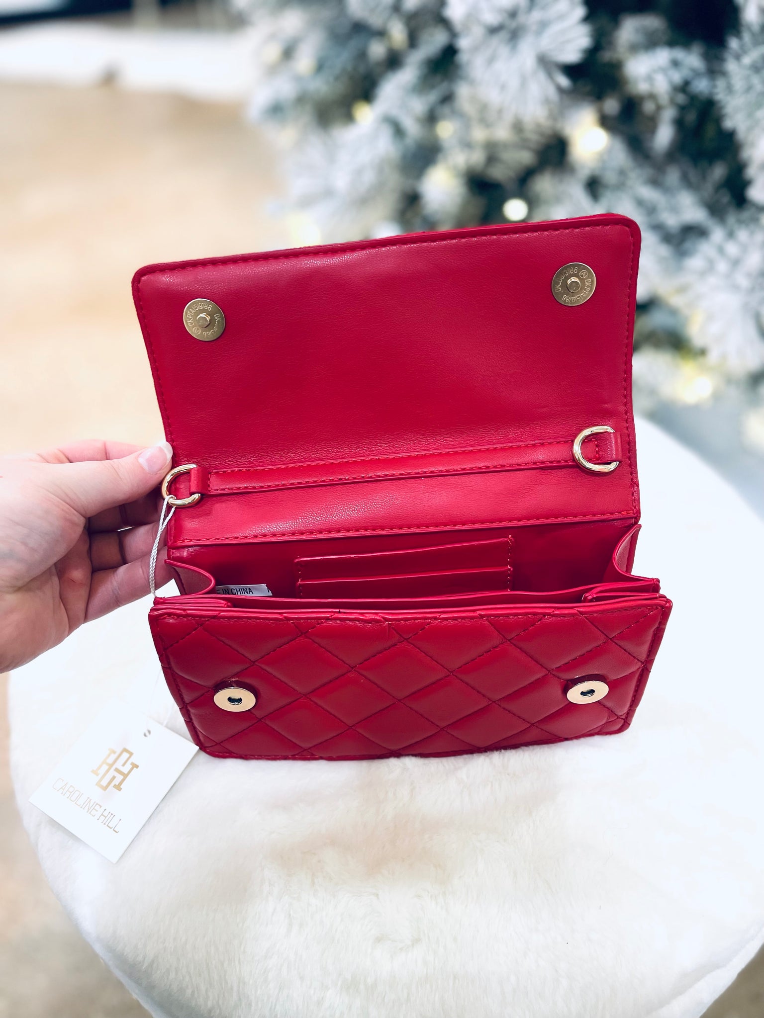 "Brynleigh " (red) Caroline Hill Clutch Crossbody