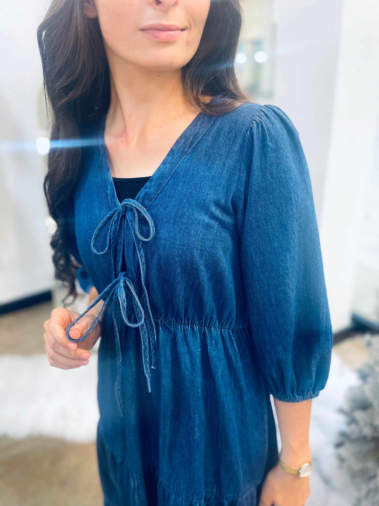 "Indigo Meadow"dress