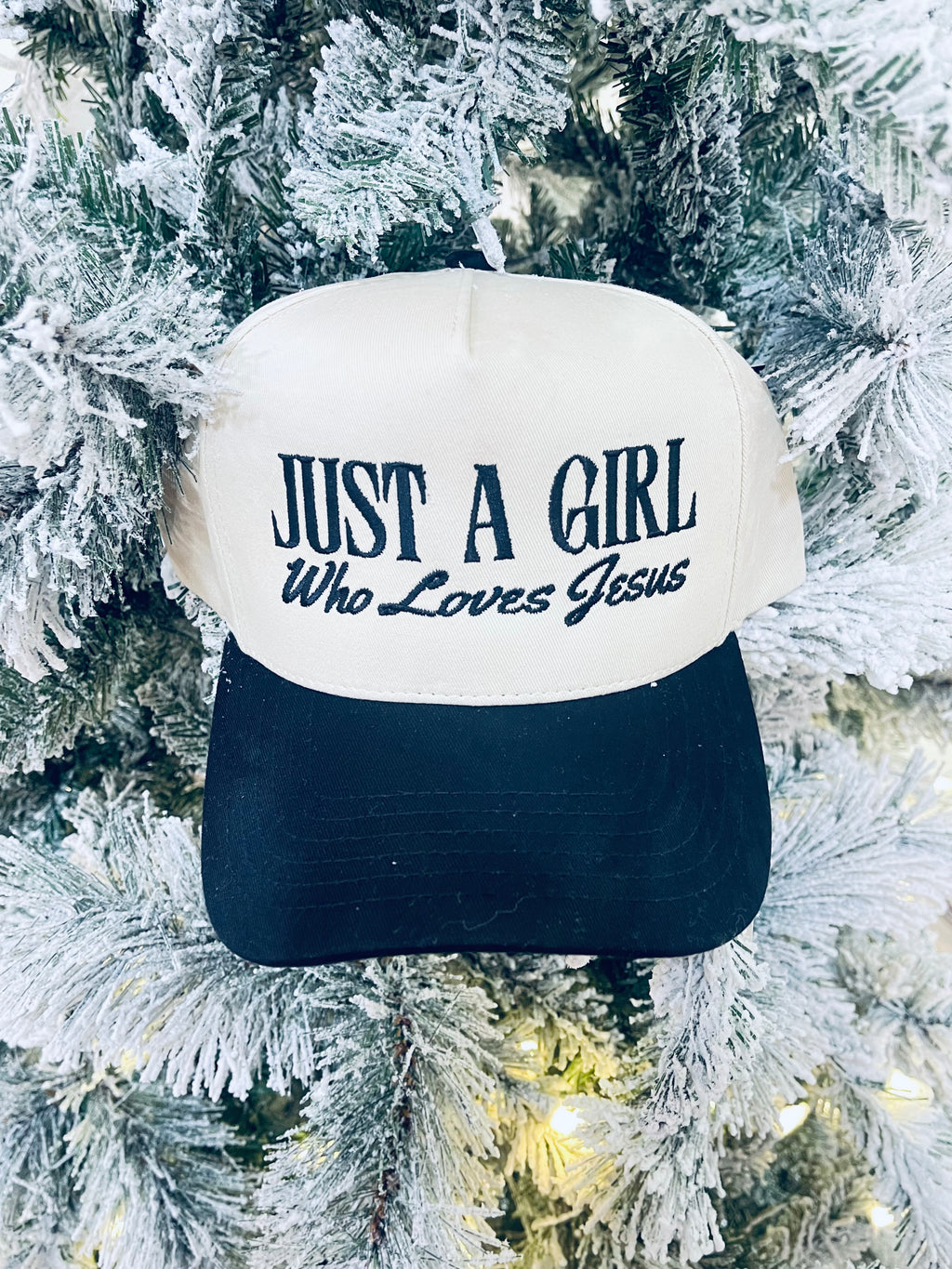 "Faithful Heart" (black) hat